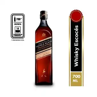 Carulla Whisky double black blended x 700 ml oferta