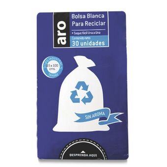Makro Bolsa basura aro industrial 65x100 blanca x 30u oferta