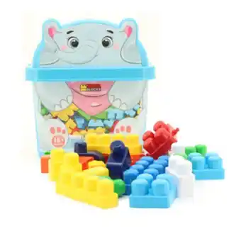 Alkosto Bloques de construcción en caja x 30 piezas elefante sunta toys oferta