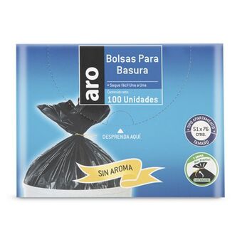 Makro Bolsa basura aro apto 51x76 negra x 100u oferta