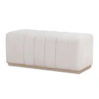 Muebles Jamar Puff tampa marfil,natural oferta