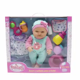 Alkosto Muñeca bebé 35.5 cm con accesorios fantasy oferta