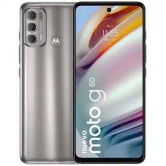 Linio Celular motorola g60 128gb camara 108mp dual plata oferta