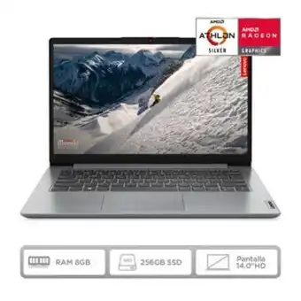 Linio Portátil lenovo ci3 14 amd athlon silver 8 gb 256 gb oferta