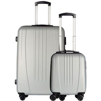 Linio Set 2 maletas de viaje travel elite sky abs grande y mano oferta