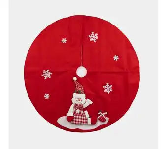 Panamericana Pie de árbol rojo de 90 cm - muñeco de nieve oferta