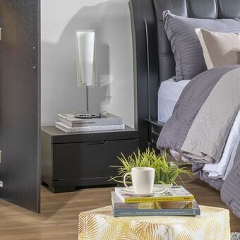 Muebles Jamar Mesa de noche noruega wengue oferta