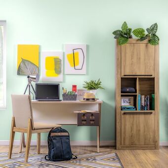 Muebles Jamar Escritorio cairo blanco, natural oferta