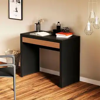 Olímpica Escritorio tokio - negro/almendra oferta