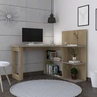 Muebles Jamar Escritorio luca natural, taupe oferta