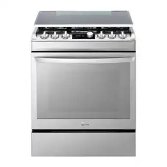 Alkosto Estufa de piso lg 6 puestos gas natural rsg316t plateado oferta