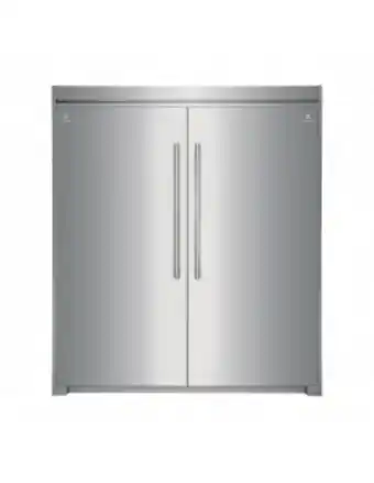 Combo twin electrolux no frost 527 lt silver ei33af80ws y ei33ar80ws