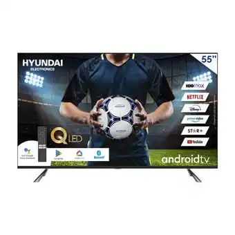 Olímpica Televisor hyundai 55 pulgadas led qled android tv hyled5523q oferta