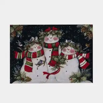 Panamericana Gobelino de pared de 66 x 91 cm con luz led – muñecos de nieve oferta