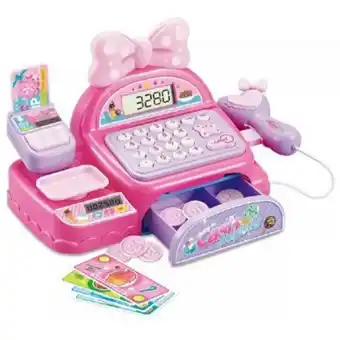 Linio Caja registradora de juguete para niña con accesorios + bate oferta