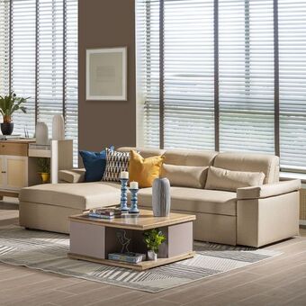 Muebles Jamar Sala en l holden eurolino marfil oferta