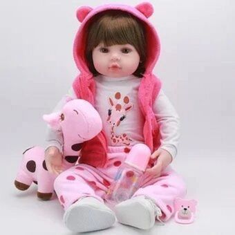 Linio Bebé reborn muñecas realista reborn silicona 48cm npk oferta