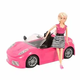 Alkosto Muñeca fashionista con carro descapotable anlily oferta