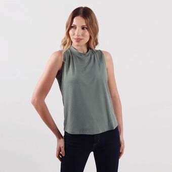 Fuera de Serie Camiseta cuello redondo manga sisa oferta