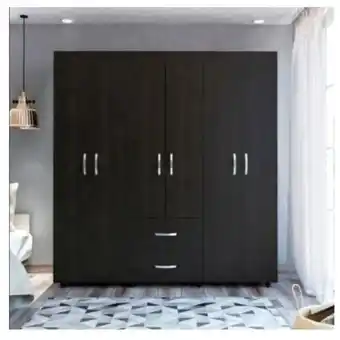 Éxito Closet bariloche wengue 6 puertas 2 cajones oferta