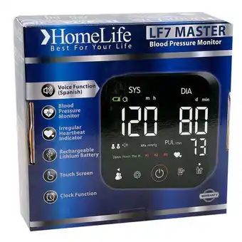Tensiometro automatico de brazo homelife lf7 master
