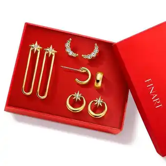 Ésika Estuche de aretes x4 night shine oferta