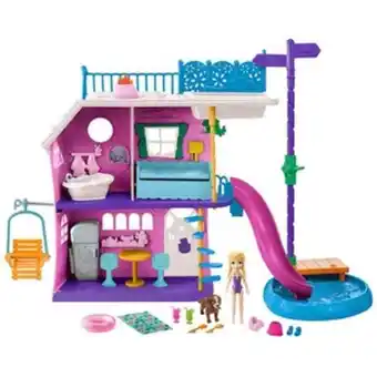 Alkosto Muñeca polly pocket casa del lago polly mattel oferta