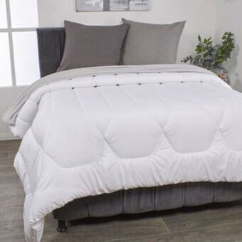 Brissa Plumón microfibra embosado línea 0.5cm blanco oferta