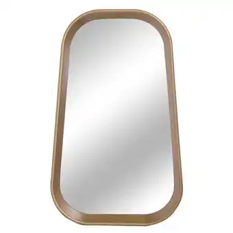 Espejo 38x23x3cm oro, totus cuadrado
