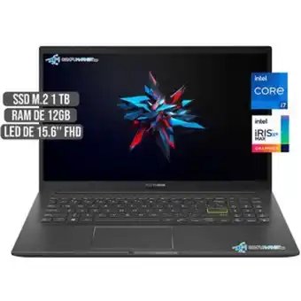 Linio Portatil asus intel i7-1165g7 ssd 1tb ram 12gb iris® xᵉ 15.6 fhd oferta