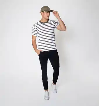 Studio F Camiseta rayas cuello redondo tejido oferta
