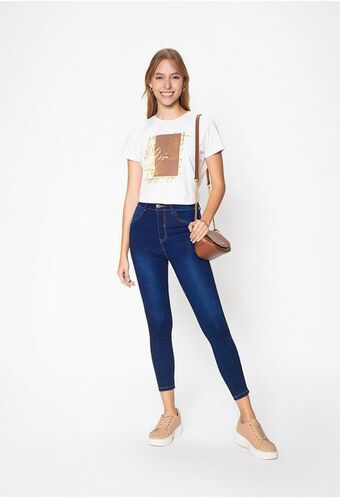 ELA Jean basico tiro alto de precio. oferta