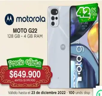 Alkomprar Motorola Moto G22 128GB - 4GB RAM oferta