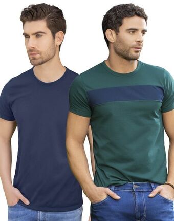 Marketing Personal Camiseta paq x2 manga corta silueta semiajustada oferta