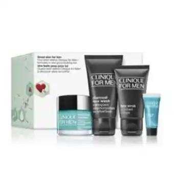 Falabella Set tratamiento facial clinique great skin for him hidratación y limpieza oferta