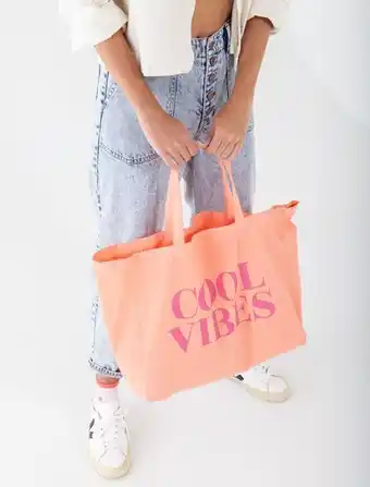 Naf Naf Bolso tipo shopper con estampado oferta