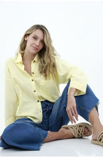 Tennis Camisa amarilla para mujer oferta