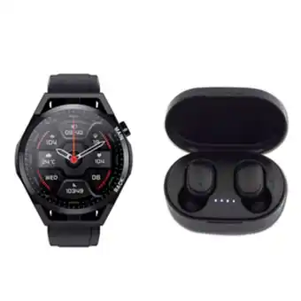 Alkosto Reloj esenses inteligente 46 mm sw-20 negro + audífonos inalámbricos tws-12 oferta