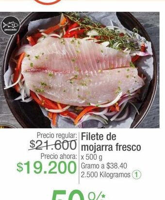 Jumbo Filete de mojarra fresco oferta