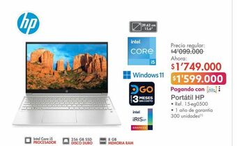 Metro Portátil hp oferta