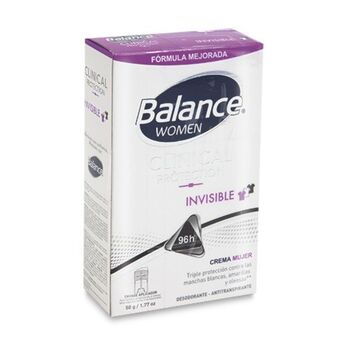 Makro Desodorante en crema balance women clinical protection invisible 50g oferta