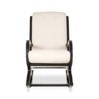 Muebles Jamar Mecedora sebastian eurocuero lazio wengue, beige* oferta