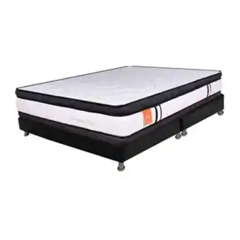 Alkosto Combo colchón romance relax experience pedic doble + base cama oferta