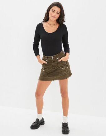 American Eagle Body ae de manga larga y cuello redondo oferta