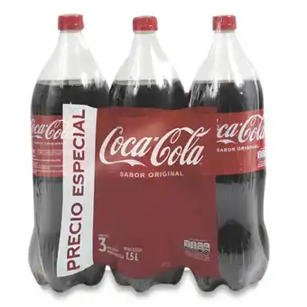 Makro Gaseosa cocacola so pet 1.5lx3u oferta