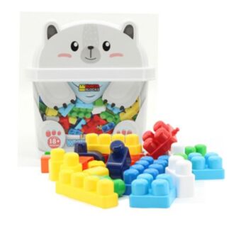 Alkosto Bloques de construcción en caja x 30 piezas oso sunta toys oferta