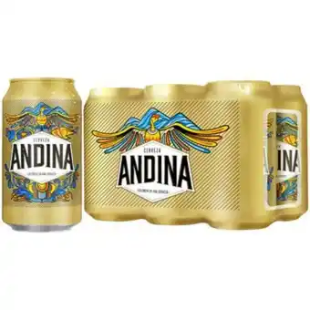 Linio 6 cerveza andina en lata original 330 ml oferta