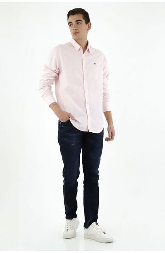 Tennis Camisa con mini bordado para hombre oferta