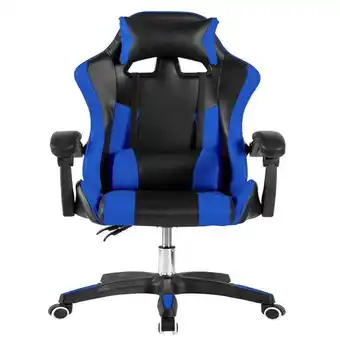 Éxito Silla gamer oficina de escritorio ergónomica cómoda stark azul oferta