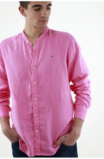 Tennis Camisa rosada manga larga para hombre oferta